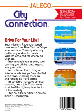 City Connection (USA) box cover back